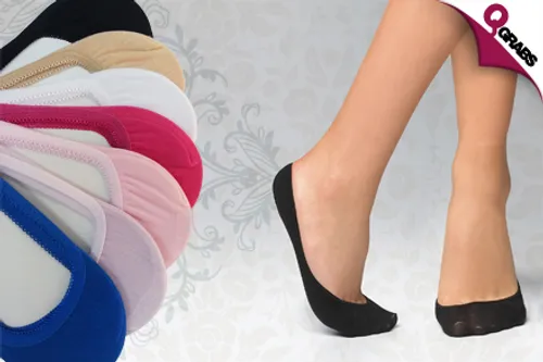 For QR49, Get 7 Pairs of Slip-on Hidden Footie Socks! (QR99 Value)